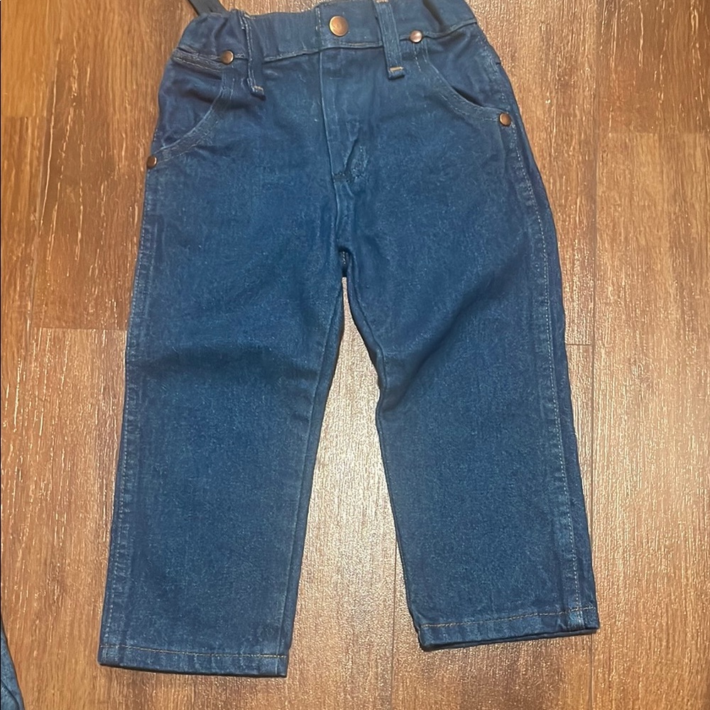 Wrangler boy Blue Denim jeans like new used once.